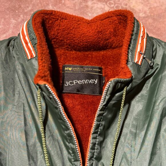 1970s JCPenney Fleece Lined Coat - Picture 2 of 5